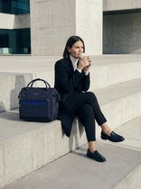 MISAKO - Laptopkoffer met wieltjes - Reiskoffer Trolley voor Laptop en Documenten, Zwarte mijn, 44 cm x 39 cm x 15 cm, Modieus