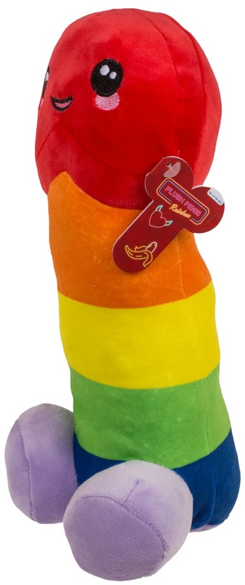 Plush Penis Rainbow 30 cm