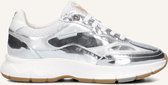 Floris Van Bommel Sfw-10101 Sneakers - Lakleer - Dames - Zilver - Maat 38