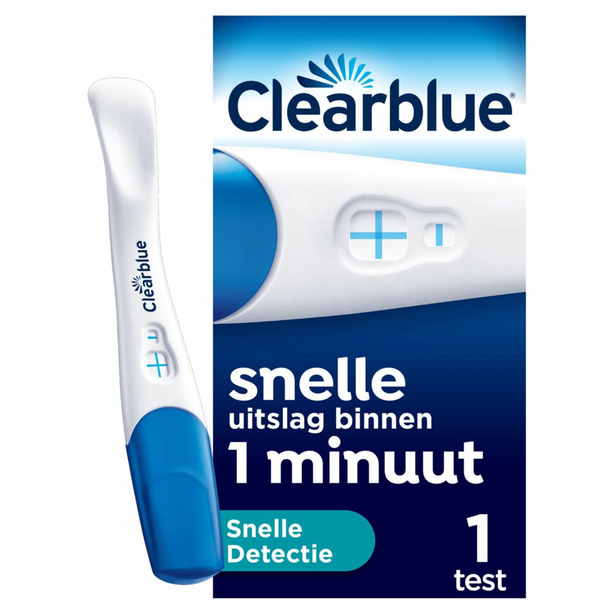 Clearblue Zwangerschapstest Snelle Detectie - 2 x - Voordeelverpakking