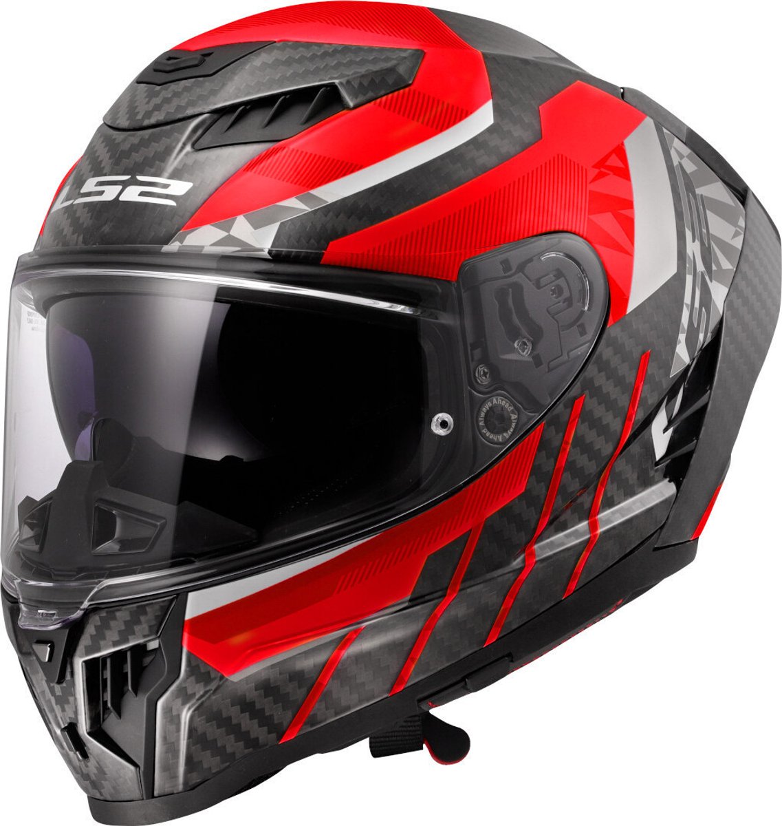 LS2 FF807 Dragon Trax Rood Integraalhelm - Helm