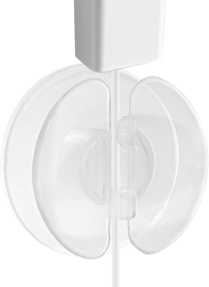 Kabel Organizer - Kabelhouder Winder - Ordelijke Kabels - Zelfklevend Transparant - 7x7x2.5 cm