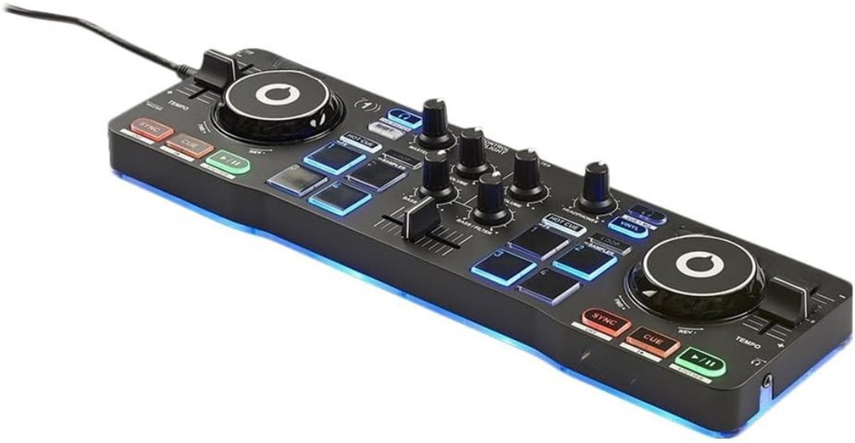 SAVI® DJ Controller - DJ - Controller - Zwart - 38cm x 6 x 14 cm