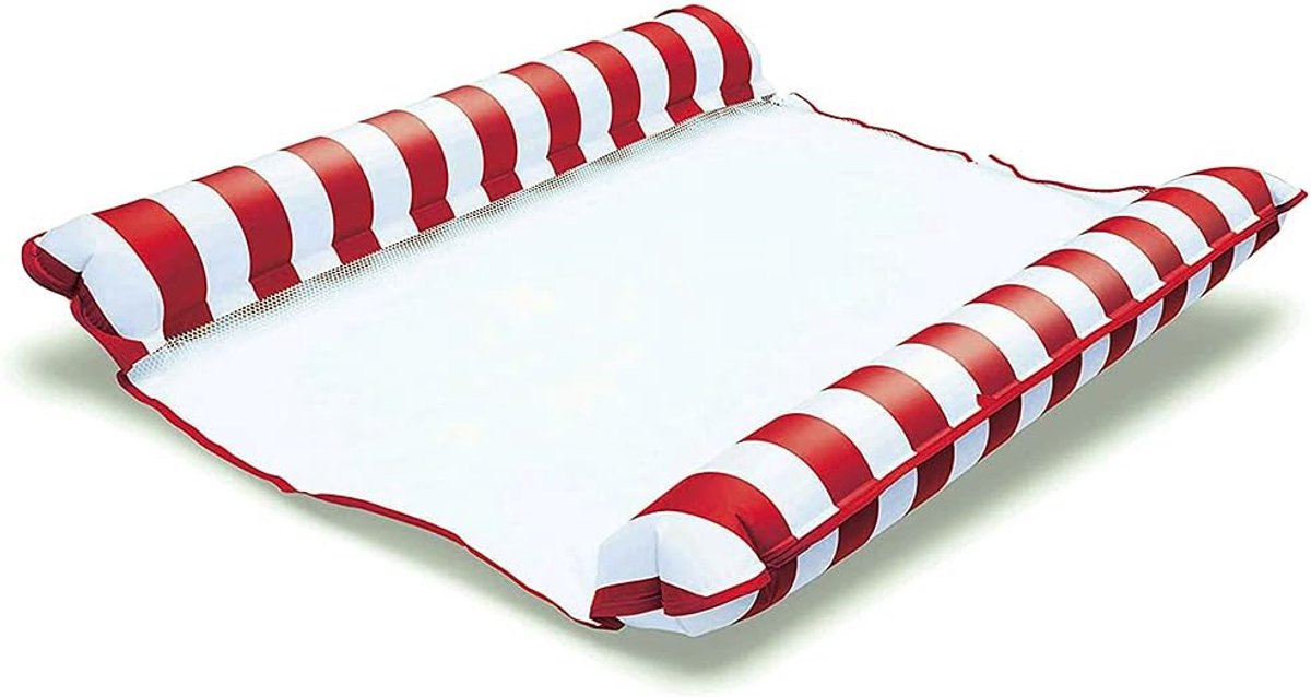 Opblaasbare Hangmat - Waterhangmat Zwembad - Ontspannen Zomer - XXL Formaat 2 Personen - 138cm Breed - Zwart