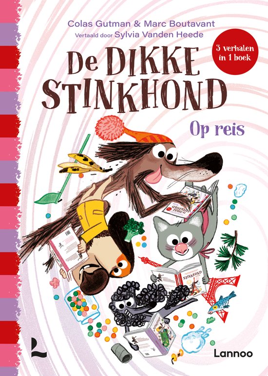 De dikke Stinkhond - Op reis - cover