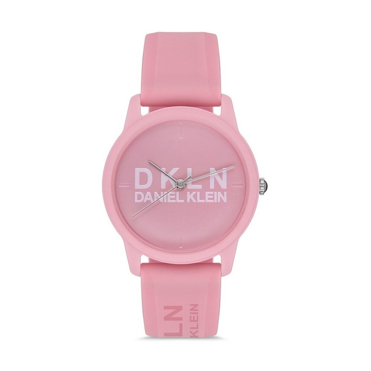 Daniel Klein DK.1.12645-4 - Horloge - Analoog - Dames - Vrouwen - siliconen band - rond - Roze