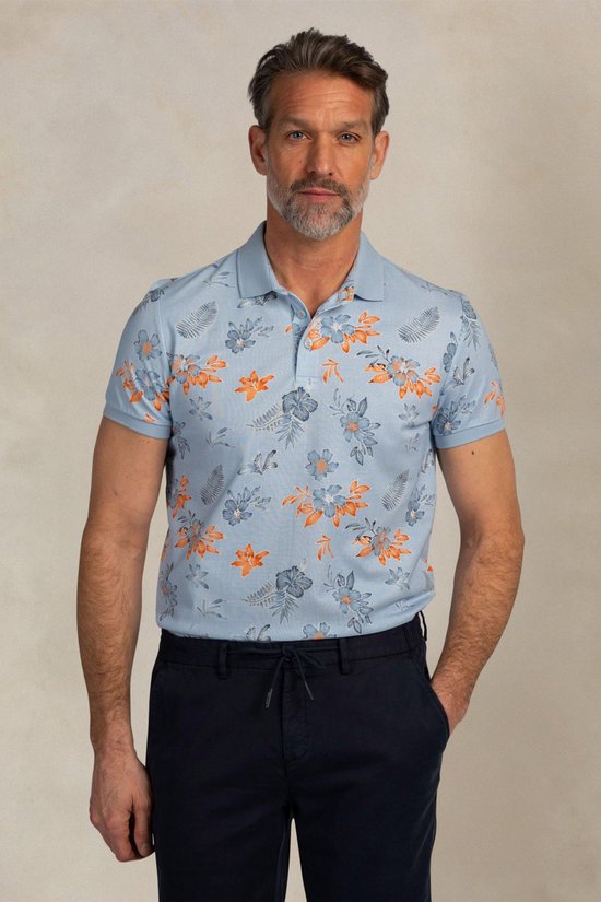 New Zealand Auckland Poloshirt Polo Short Sleeve 26cn124 2633 Sky Blue Mannen Maat - L