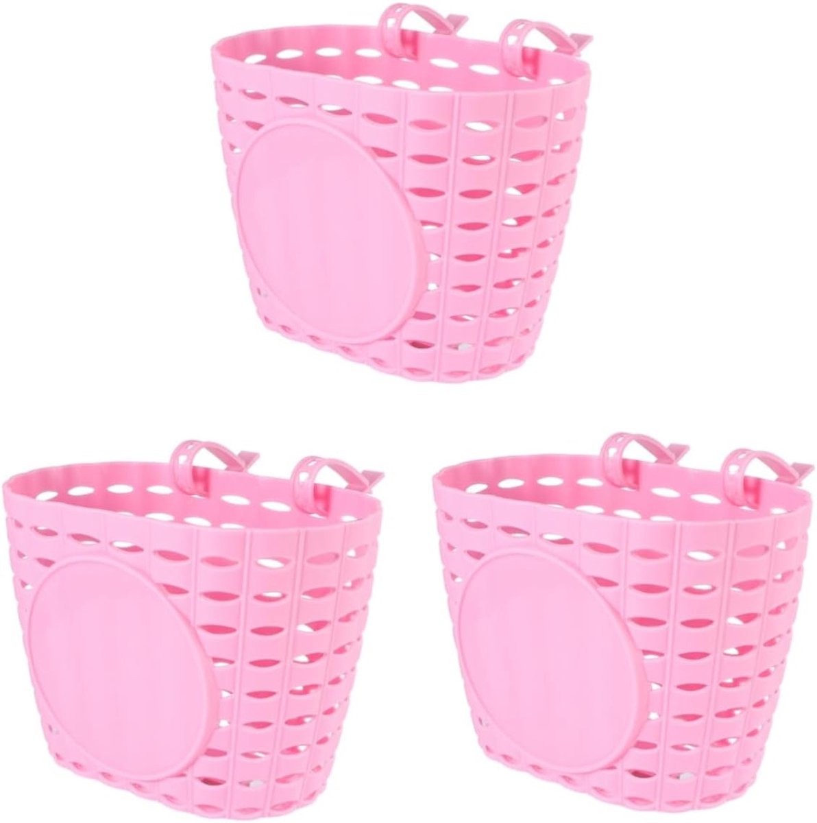 Fietstas Kinderen - Fietsmand Voor - Spullen Vervoeren - Zonder Gereedschap Bevestigen - 20x14.7x12.2CM - Roze