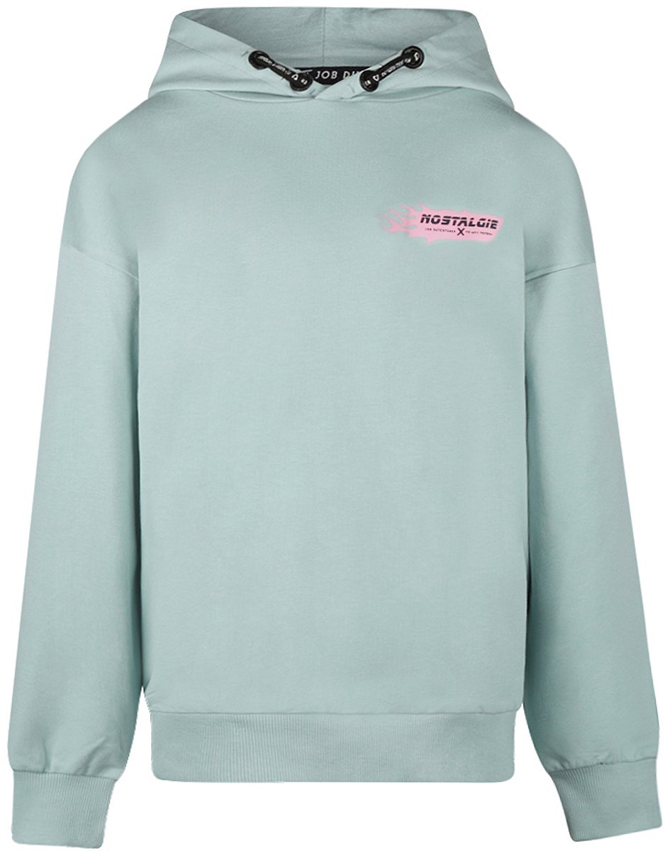 No Way Monday x Job Dutchtuber - Hoodie - Backprint - Ether - Maat 110/116