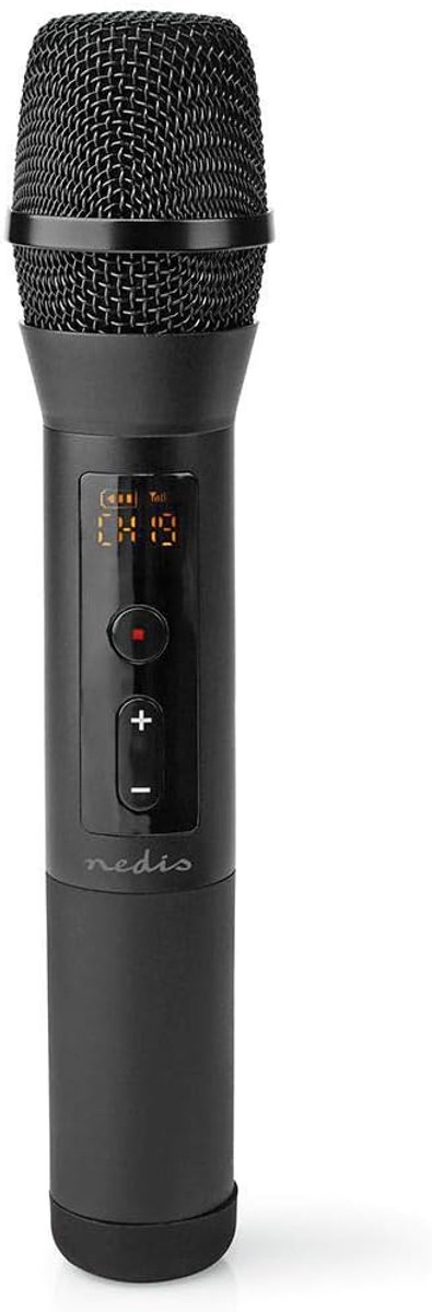 Draadloze Microfoon Set - Karaoke Microfoon - Live Optredens - 20 Kanalen - 50m Bereik - Zwart