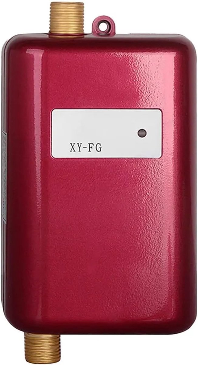 Elektrische Boiler - Doorstromer Waterverwarmer - Snel Warm Water - 304 Roestvrij Staal - 3800W - Rood