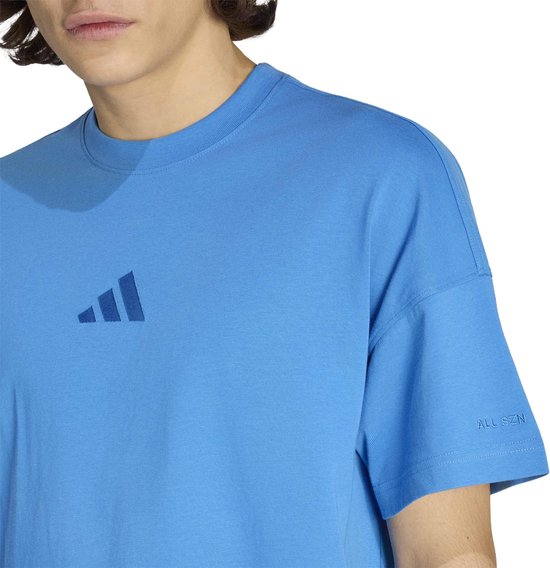 ADIDAS - m a szn t - Sport t-shirt korte mouw heren - Blauw van Adidas — afbeelding 5