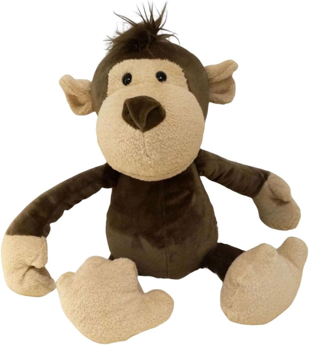 Pluche Dierenset - Knuffels Jungle - Kinderspeelgoed - Realistisch Ontwerp - 25 cm