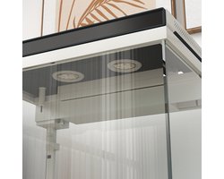 Aquarium – Vissenkom – Vissenbak – Visglas – Viskit – Rechthoekig – 26 Liter – Inclusief Filter en Pomp – Wit