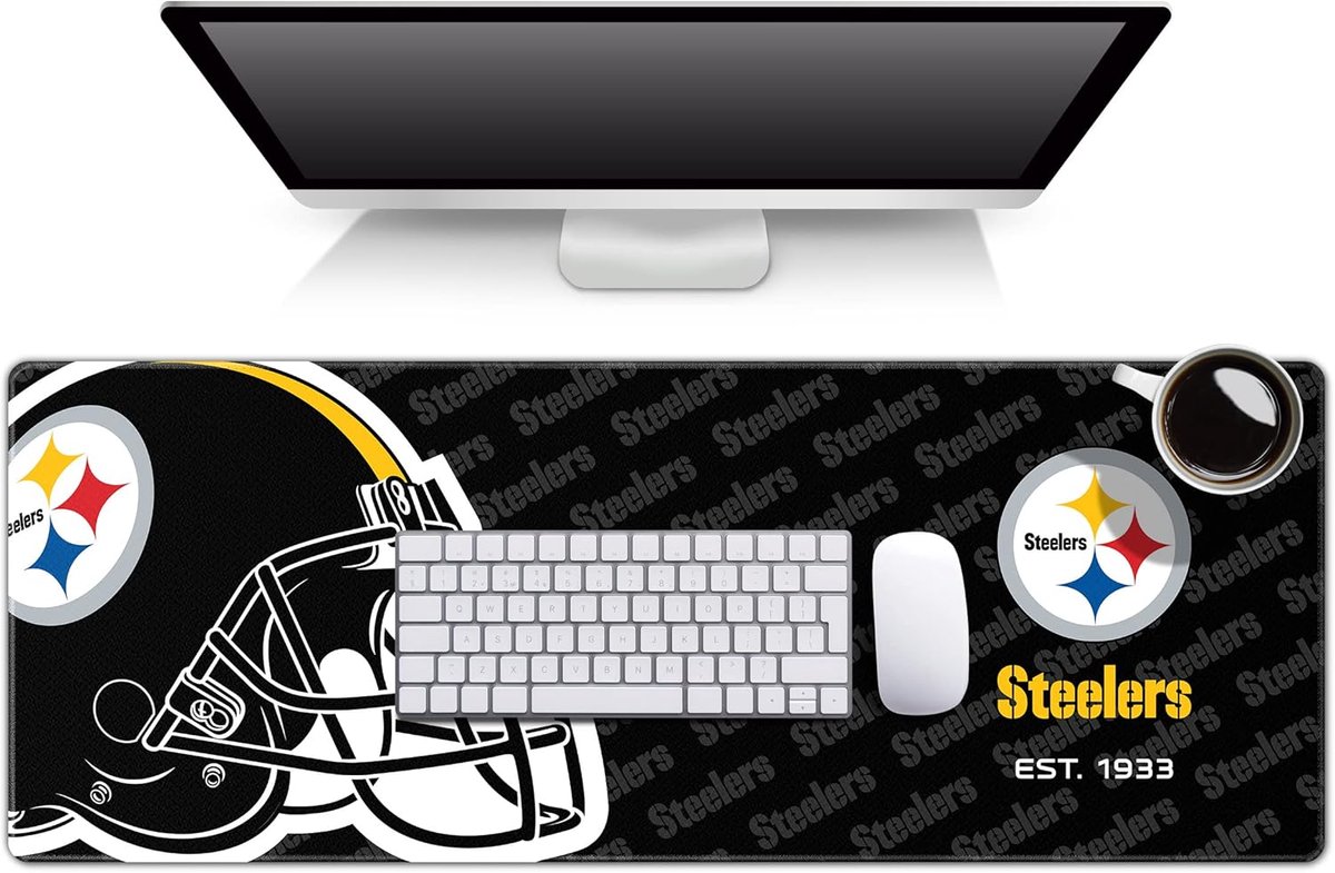 Bureau Onderlegger - XL Muismat - Thuiswerk Kantoor - Team Fandom Display - 30x80cm - Team Kleuren