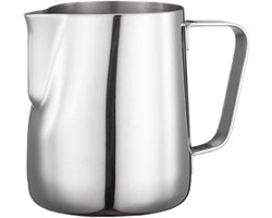 Melkkannetje Roestvrij Staal - Barista melkopschuimer - Koffie bereiden - Nauwkeurige schenktuit - 250 ml - Zilver