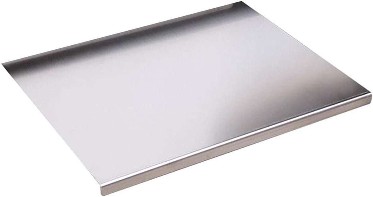 Snijplank RVS - Hakplank - Hygiënisch Werken - Vaatwasmachinebestendig - 70x70 cm - Zilver