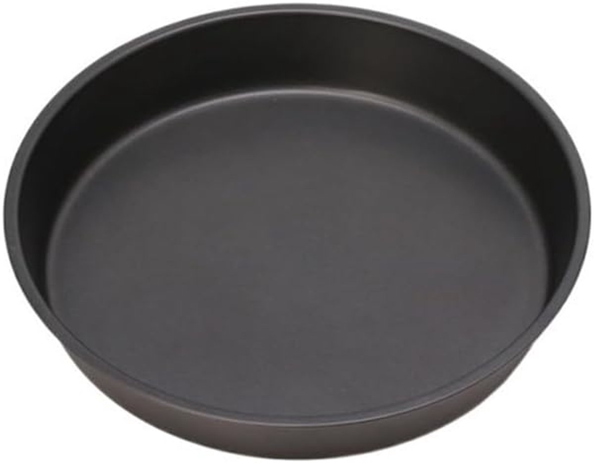 Pizzabodem Bakplaat - Taartvorm Rond - Pizza Bakken - Anti-aanbaklaag - 20 cm Diameter - Zwart