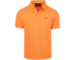 Superdry Polo Pique Classic Orange - Maat M - Heren