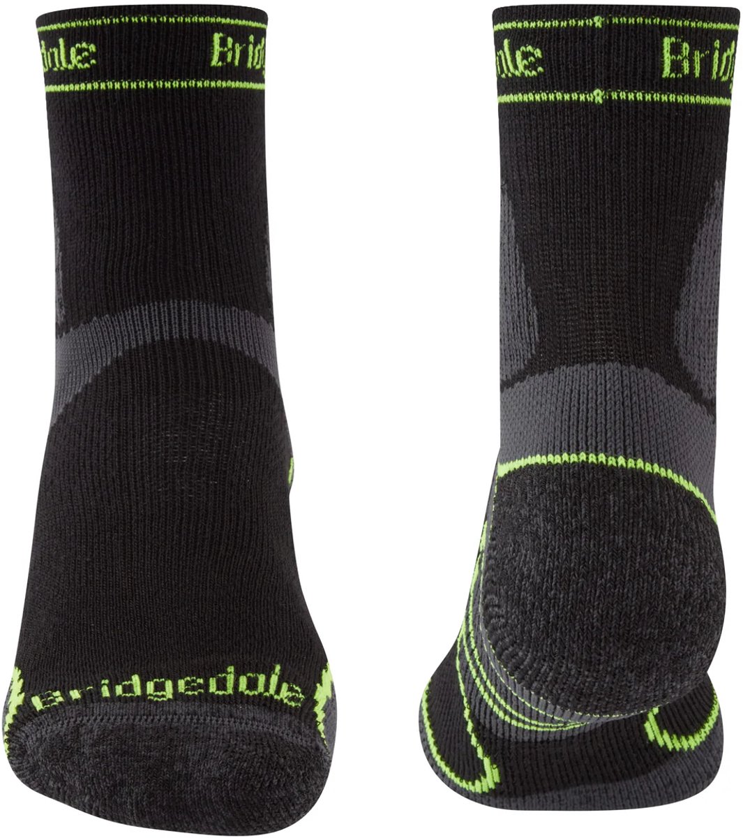Bridgedale Lightweight T2 Merino Sport 3/4 Crew Sokken Zwart EU 40-43 Man