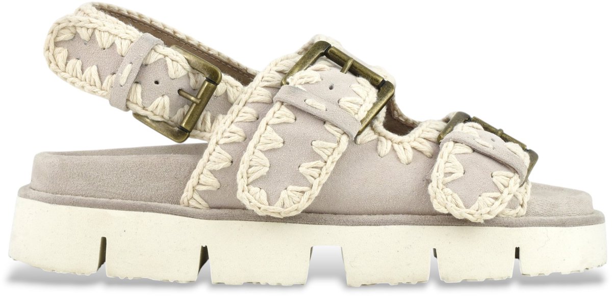 Mou New Bio 02 Sandalen Dames Taupe