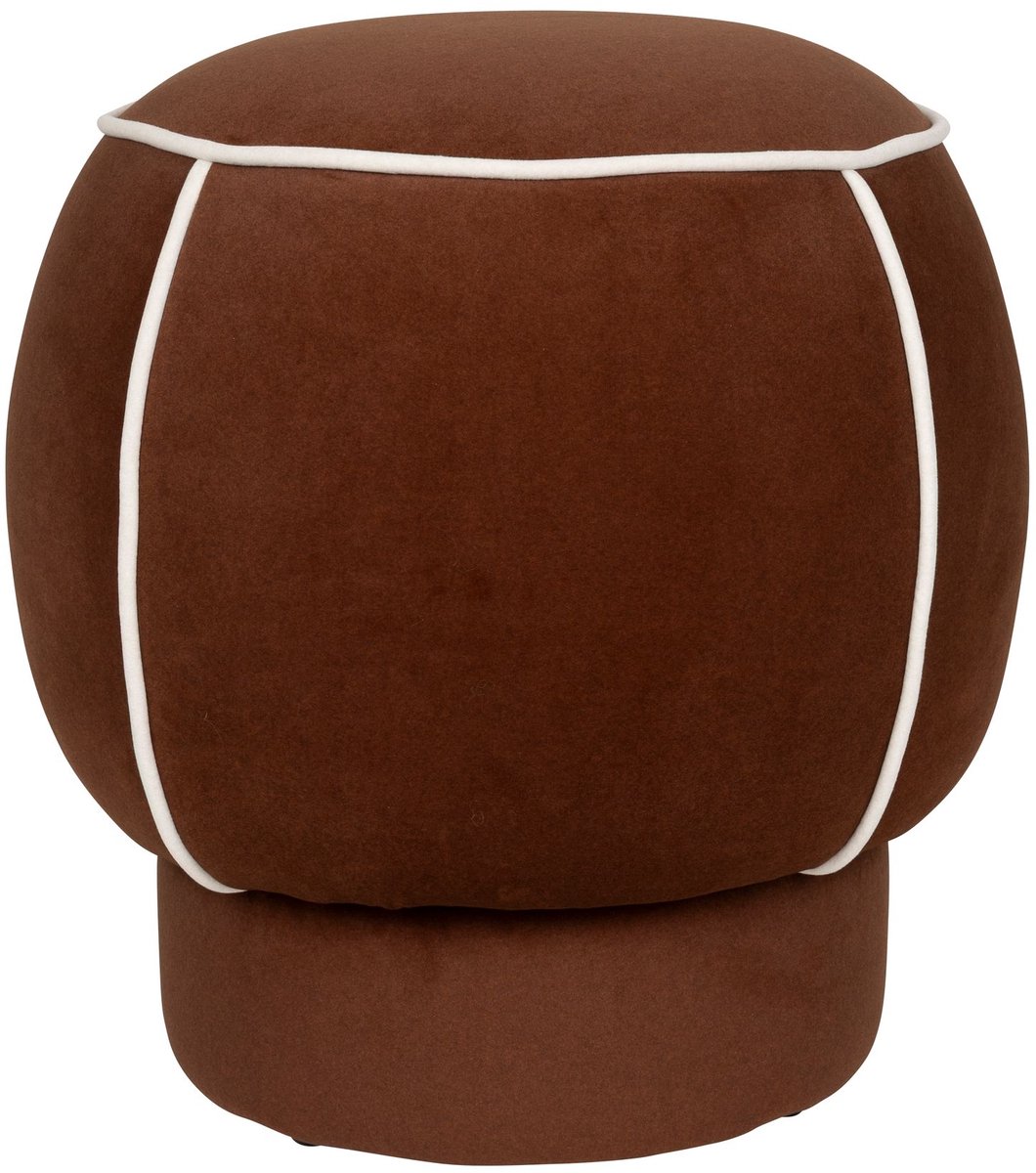 Housecraft Living Marina Poef Rond 45 cm Rood