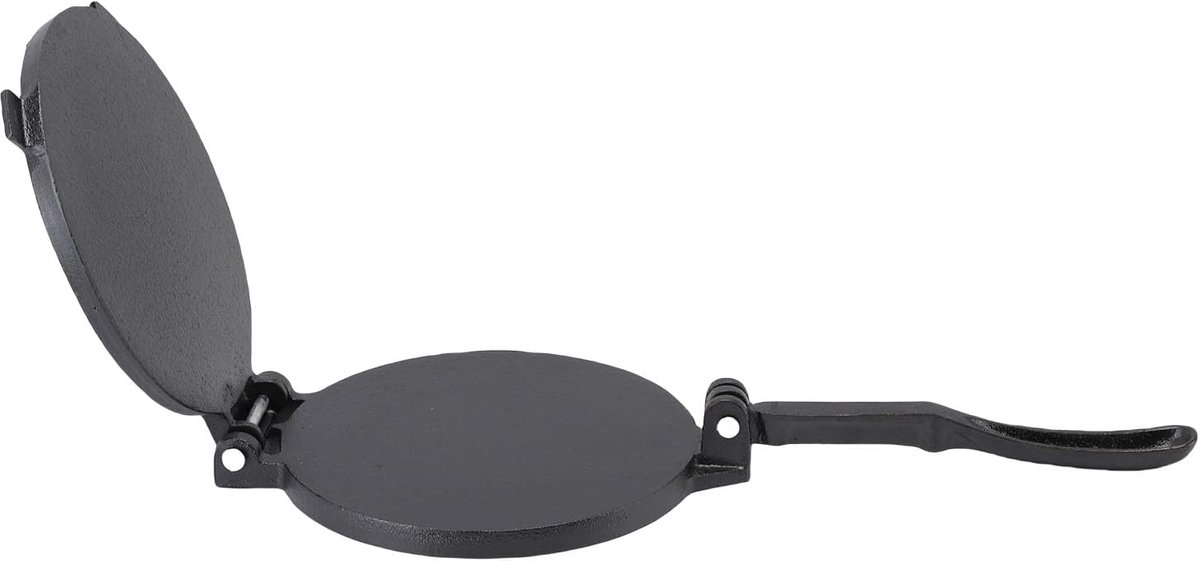 Gietijzeren Tortilla Maker - Empanada Pers Pataconera - Mexicaanse Gerechten Maken - Zwaar Uitgevoerde Constructie - 73 Inch Diameter - Zwart