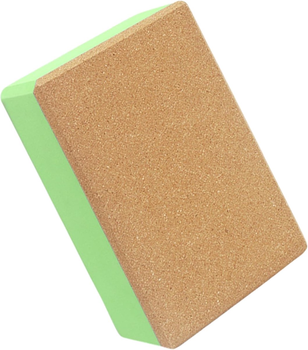 Oefenblokken Trainen - Fitness Blokken - Yoga Pilates - Antislip Hoge Dichtheid - 23x15x8 cm - Groen