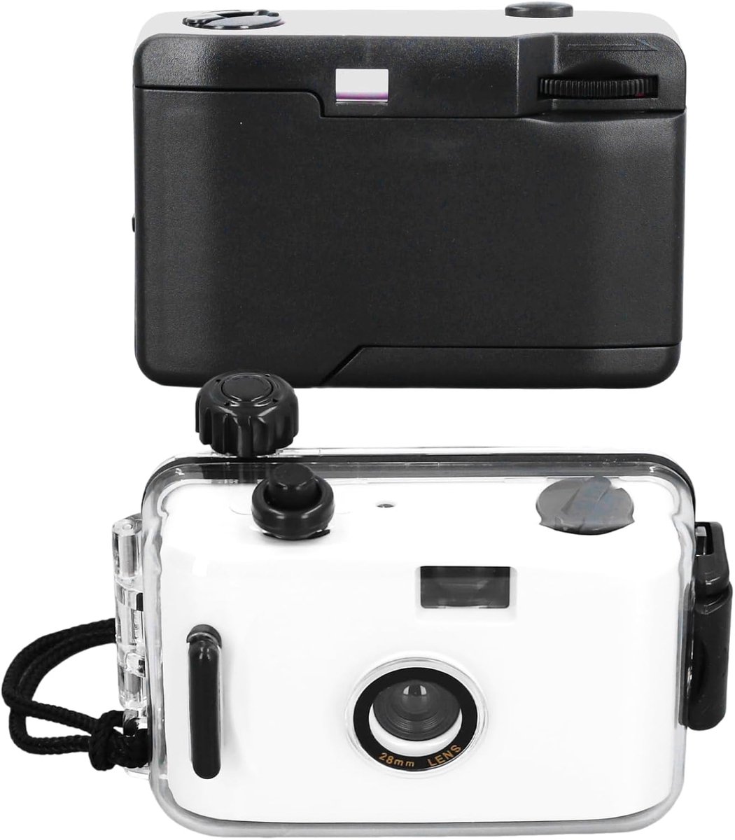 Herbruikbare Filmcamera - 35mm Camera Compact - Waterdicht Fotograferen - Geen Batterij Nodig - 13x9x5 cm - Zwart