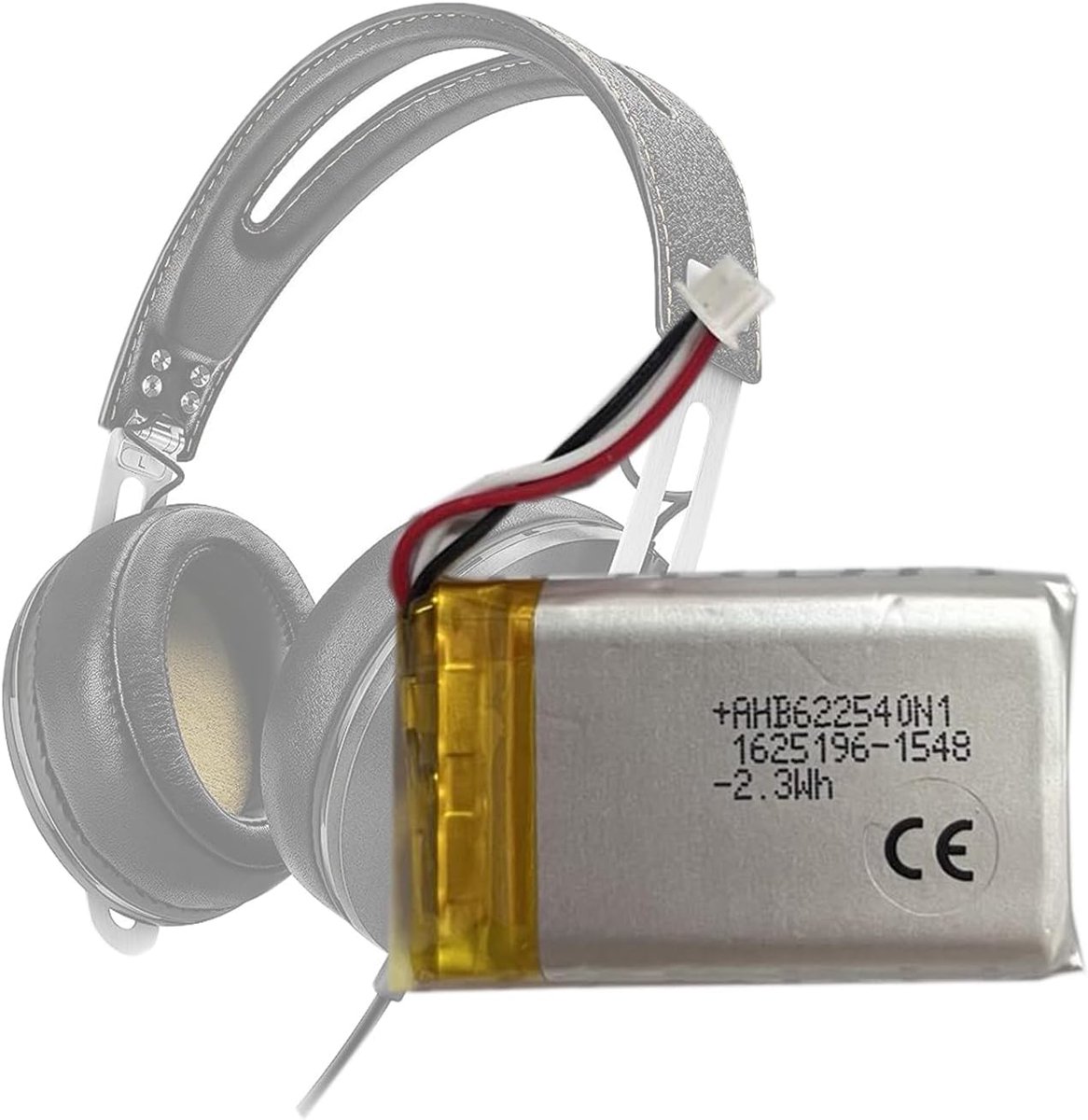 Vervangende Batterij - Oplaadbare Accu - Elektronica Voeding - Lithium-polymeer Cel - 40 x 25 x 6 mm