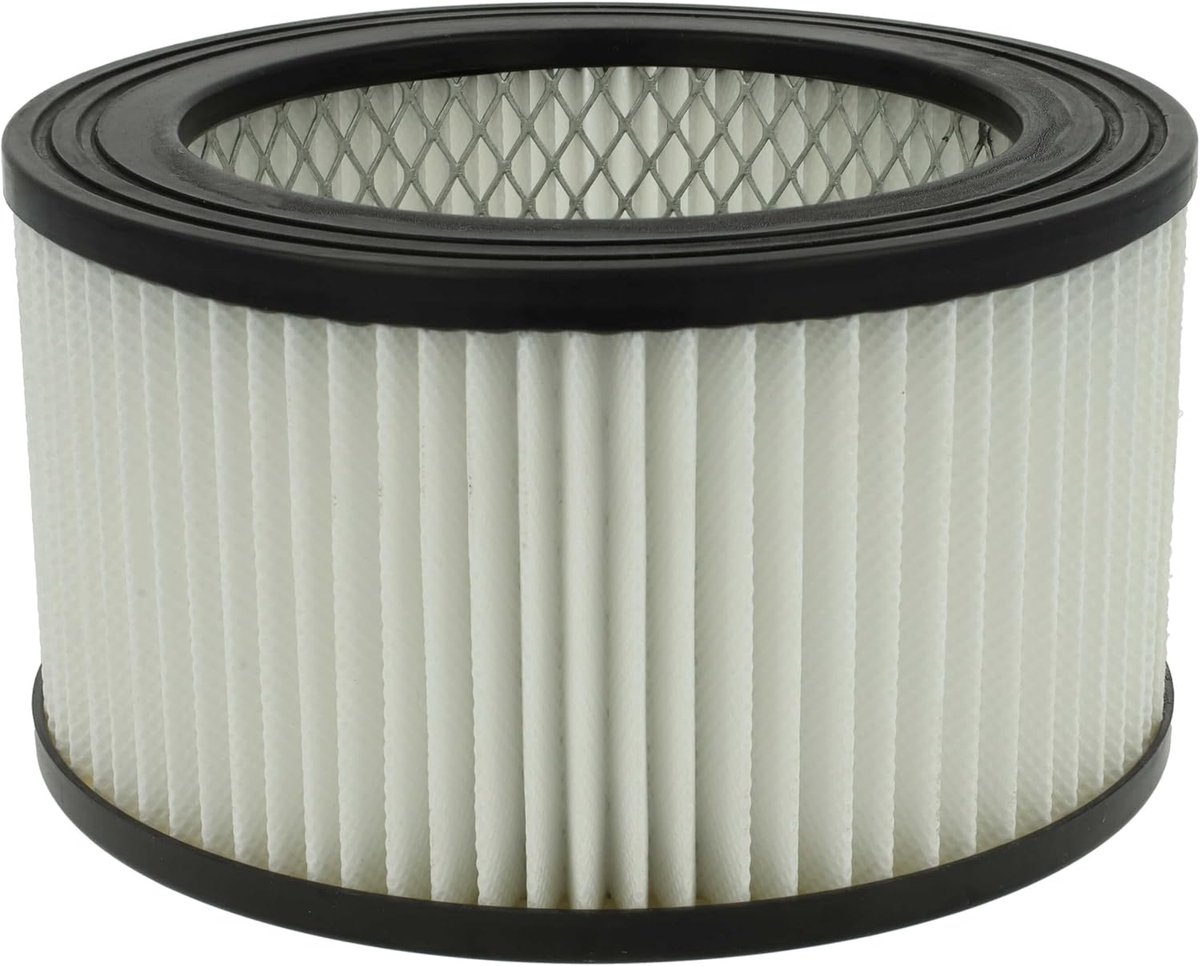 Stofzuigerfilter - HEPA filter allergiefilter - Aszuiger reinigen - Herbruikbaar wasbaar - 16 x 16 x 8.8 cm - Zwart wit