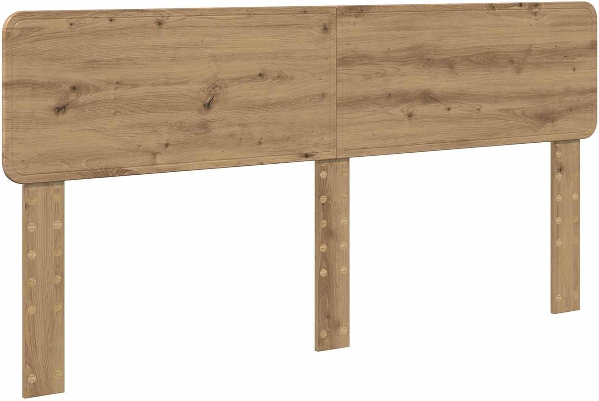 Hoofdbord Bewerkt Hout - Bed Hoofdeinde - Moderne Slaapkamer - Strak Minimalistisch Design
