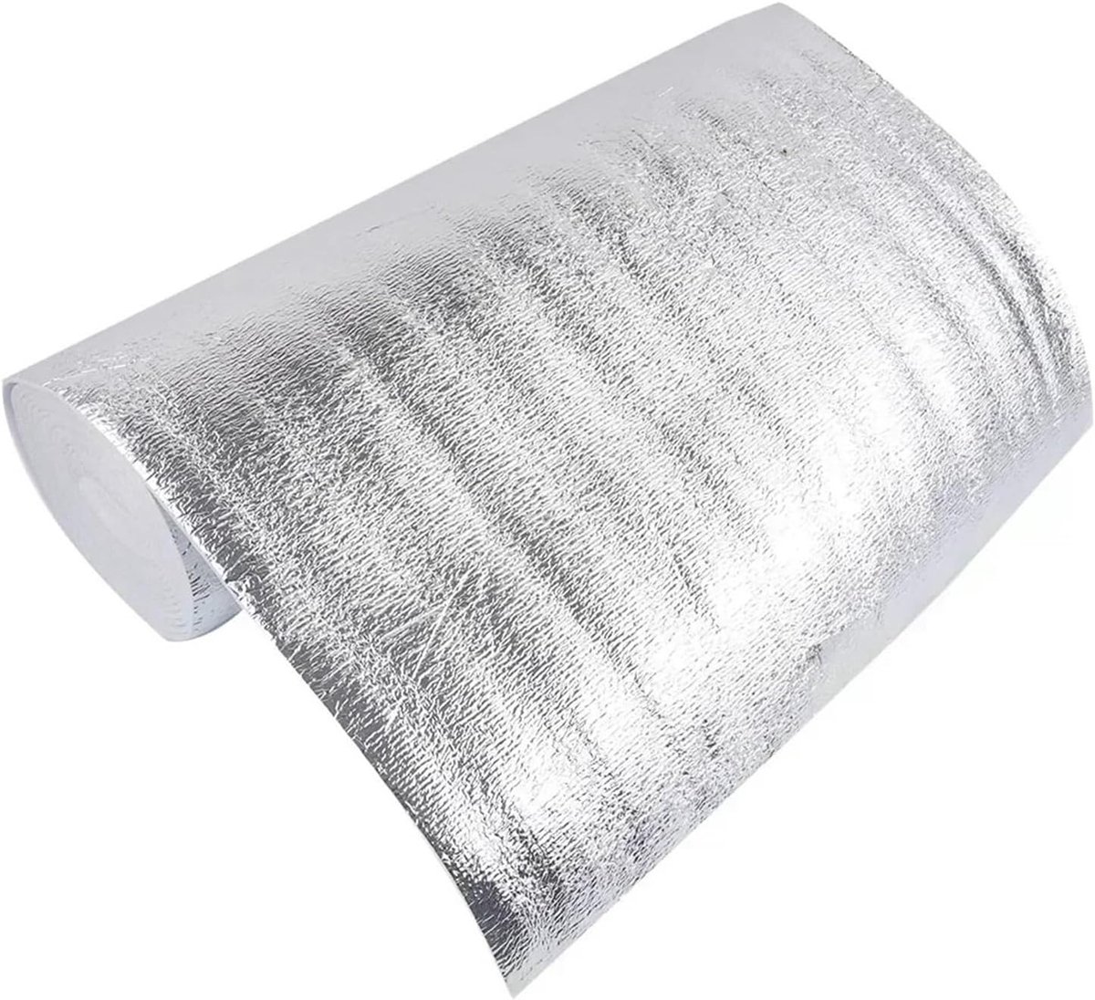 Isolatiefolie - Reflecterende folie - Warmte behouden - UV-beschermend - 40cm x 5m - Aluminium