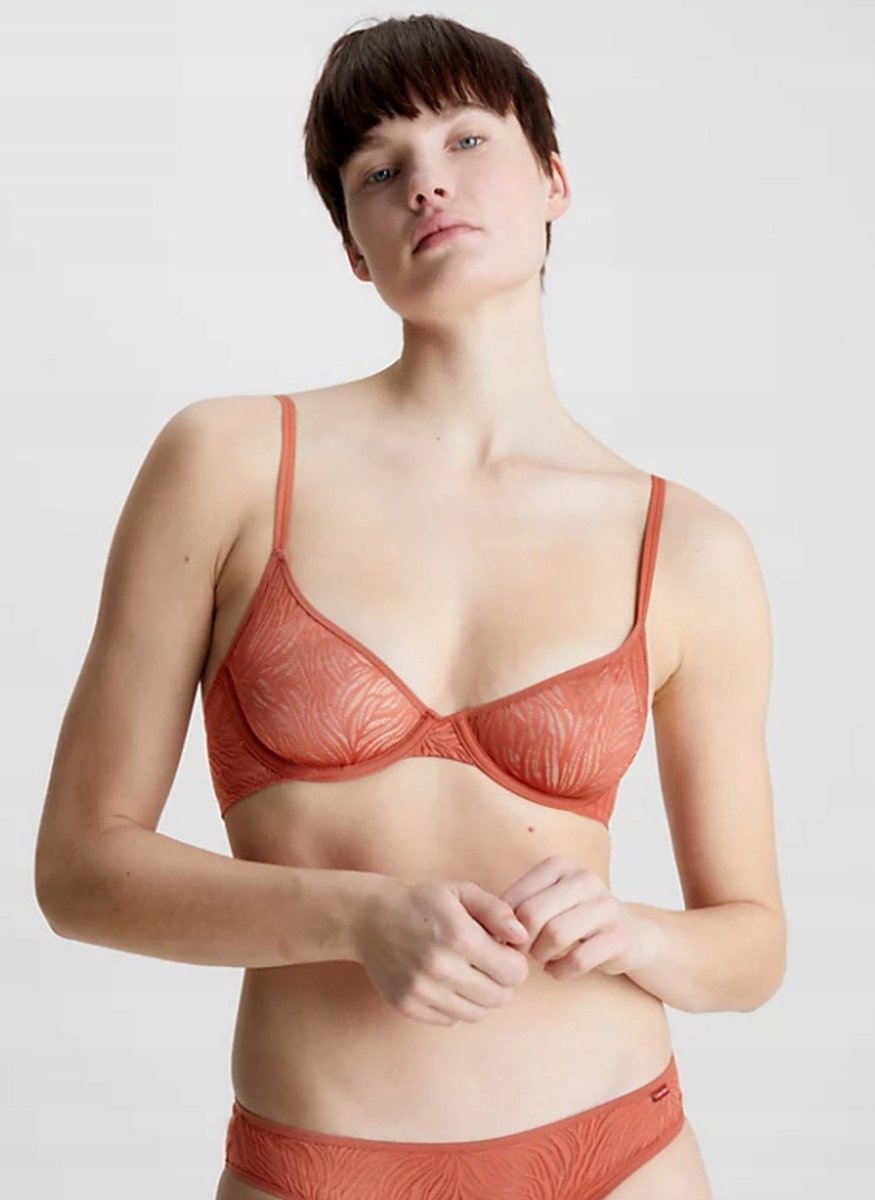 Calvin Klein Halfvoorgevormde Beha - Oranje