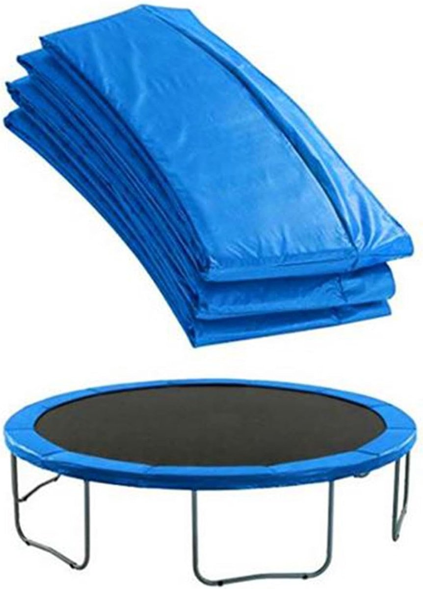 Trampoline Veiligheidspad - Randkussen - Buiten Spelen - Waterdichte Vervanging - Ø 183-305 cm - Blauw
