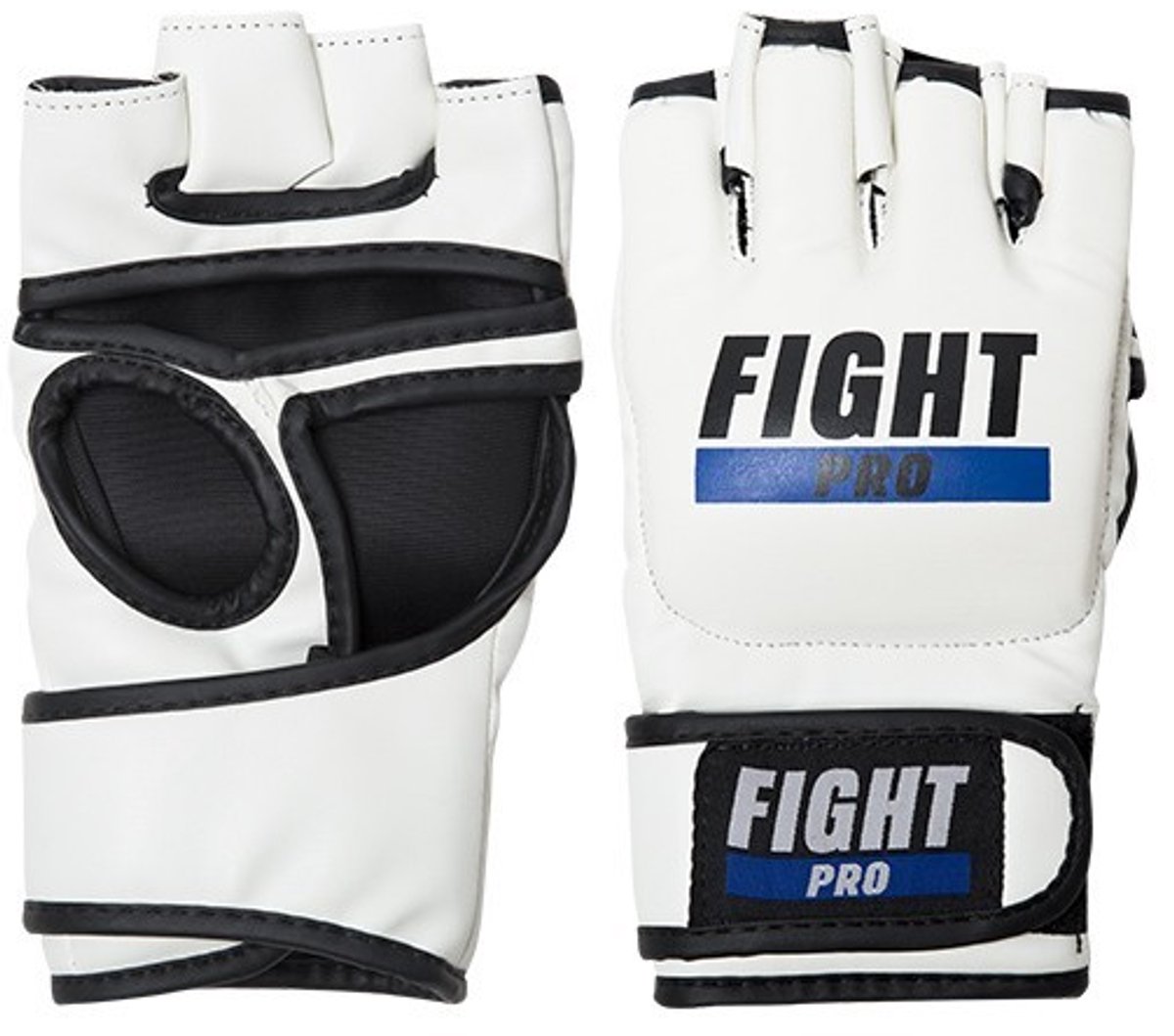Fight Pro - Rękawice MMA - 4oz - Basic - Wit - XL