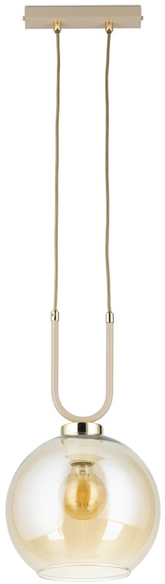 HowHomely Mora Serie - Hanglamp - Beige - Amber Kleur - Sfeerlicht