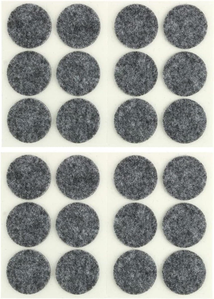 Meubelvilt Pads - Vloerbeschermers - Meubels Beschermen - Zelfklevend Materiaal - 24 Stuks - Meerdere Kleuren