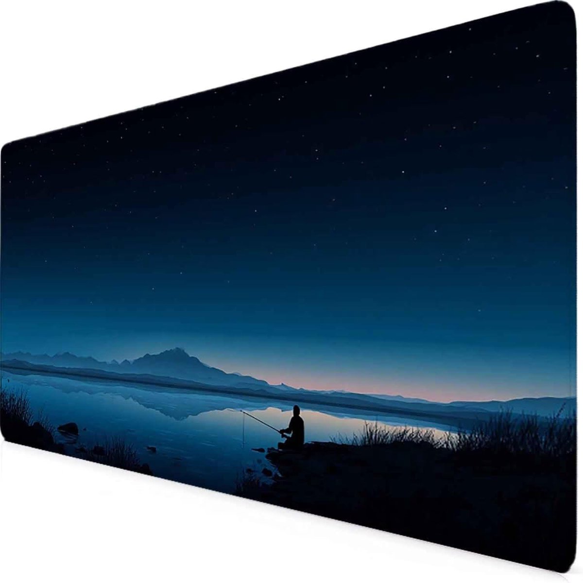 XXL Muismat - Bureauonderlegger - Thuiswerkplek - Waterdicht Antislip - 100x50 cm - Sterrenhemel