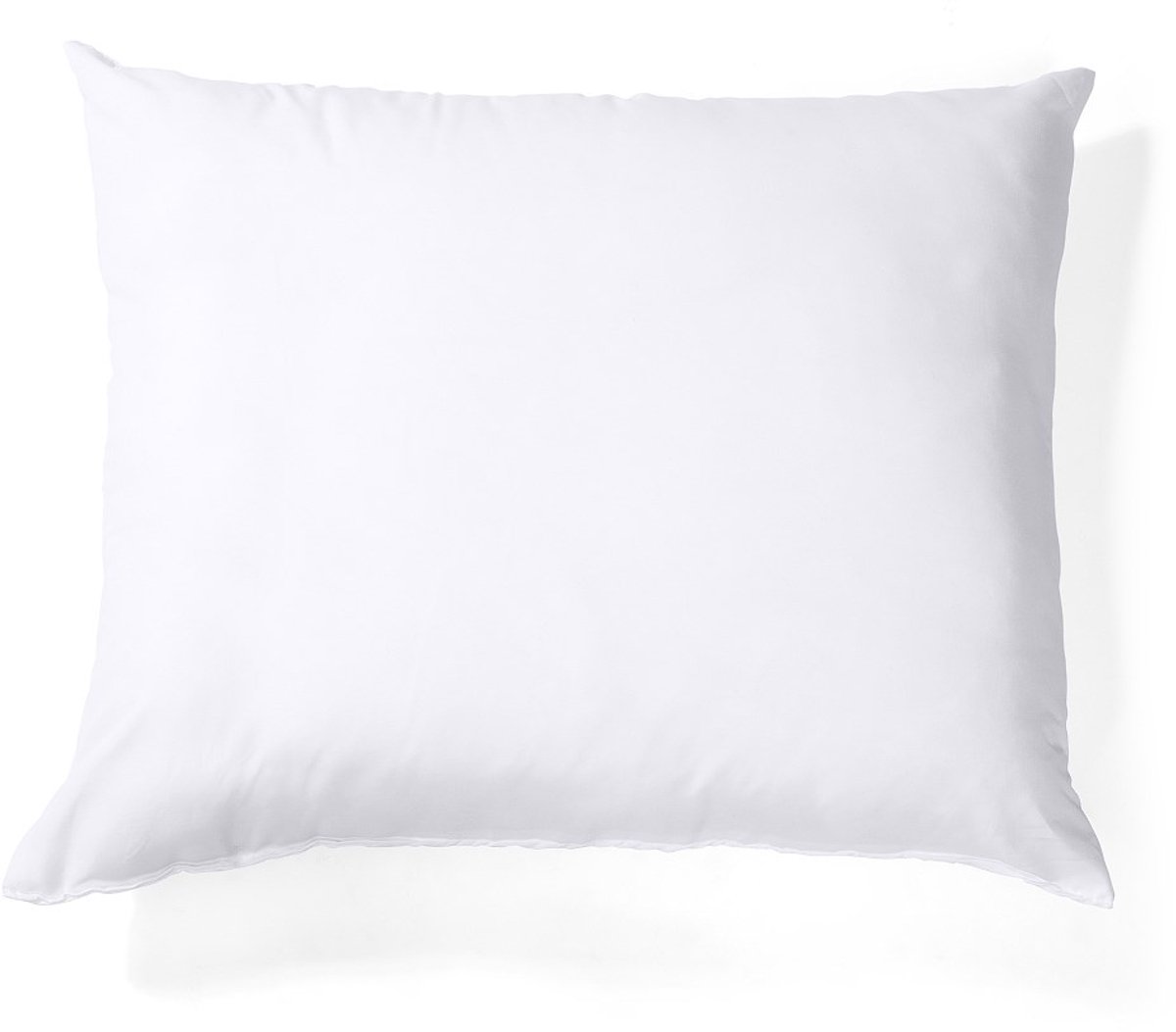 KARO Serie - Polyester Kussen - 50x50cm - Wit - Anti Allergie
