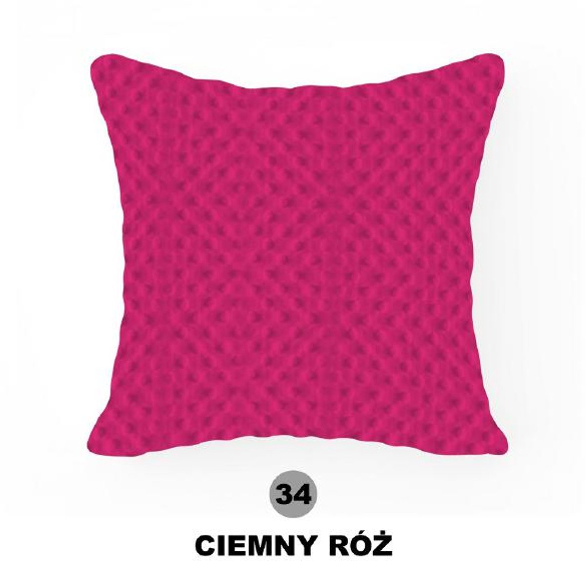 INNY - Sierkussenhoes - 40x40 cm - Minky - Roze - Zacht
