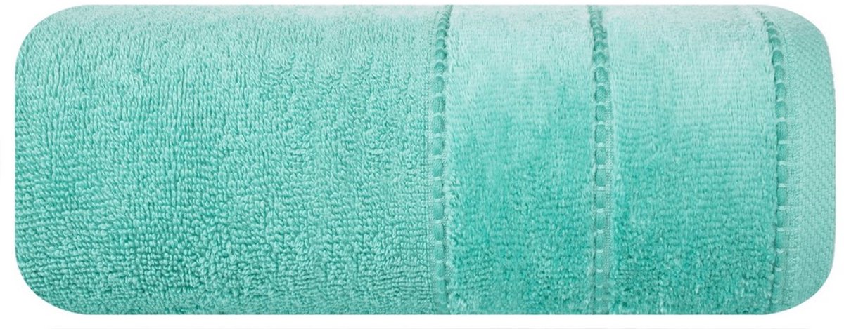Eurofirany Mari Serie - Badhanddoek - 70x140 cm - Mintgroen - Veloursrand