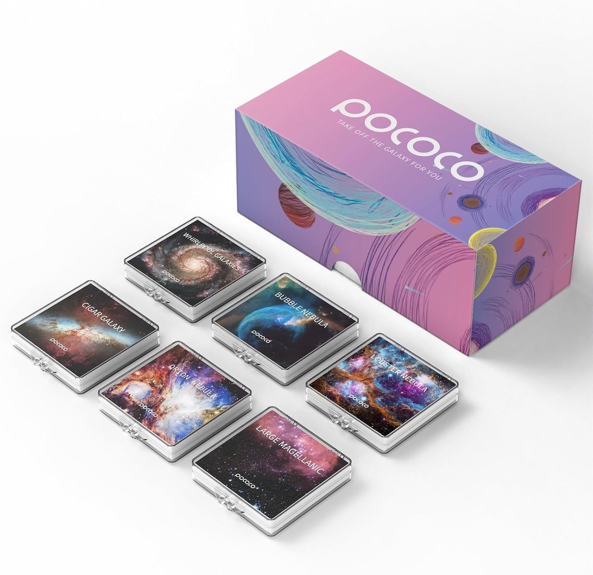 Sterrenprojector Schijven - Galaxy Thema - Thuisbioscoop Creëren - Ultra HD Resolutie - 6 Stuks - Nebula