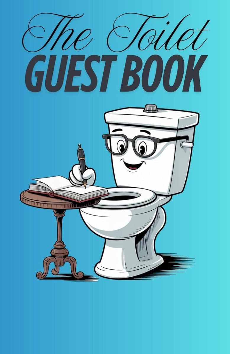 Toilet Gastenboek - Badkamer Notitieboek - Grappig Cadeau - Unieke Invulmogelijkheden - 12.85 x 0.71 x 19.84 cm