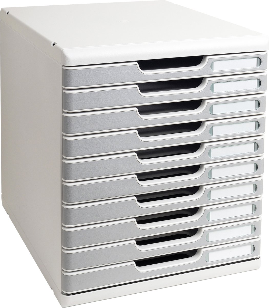 Exacompta Ladenbox Modulo Office 10 gesloten laden - Graniet - 302041D