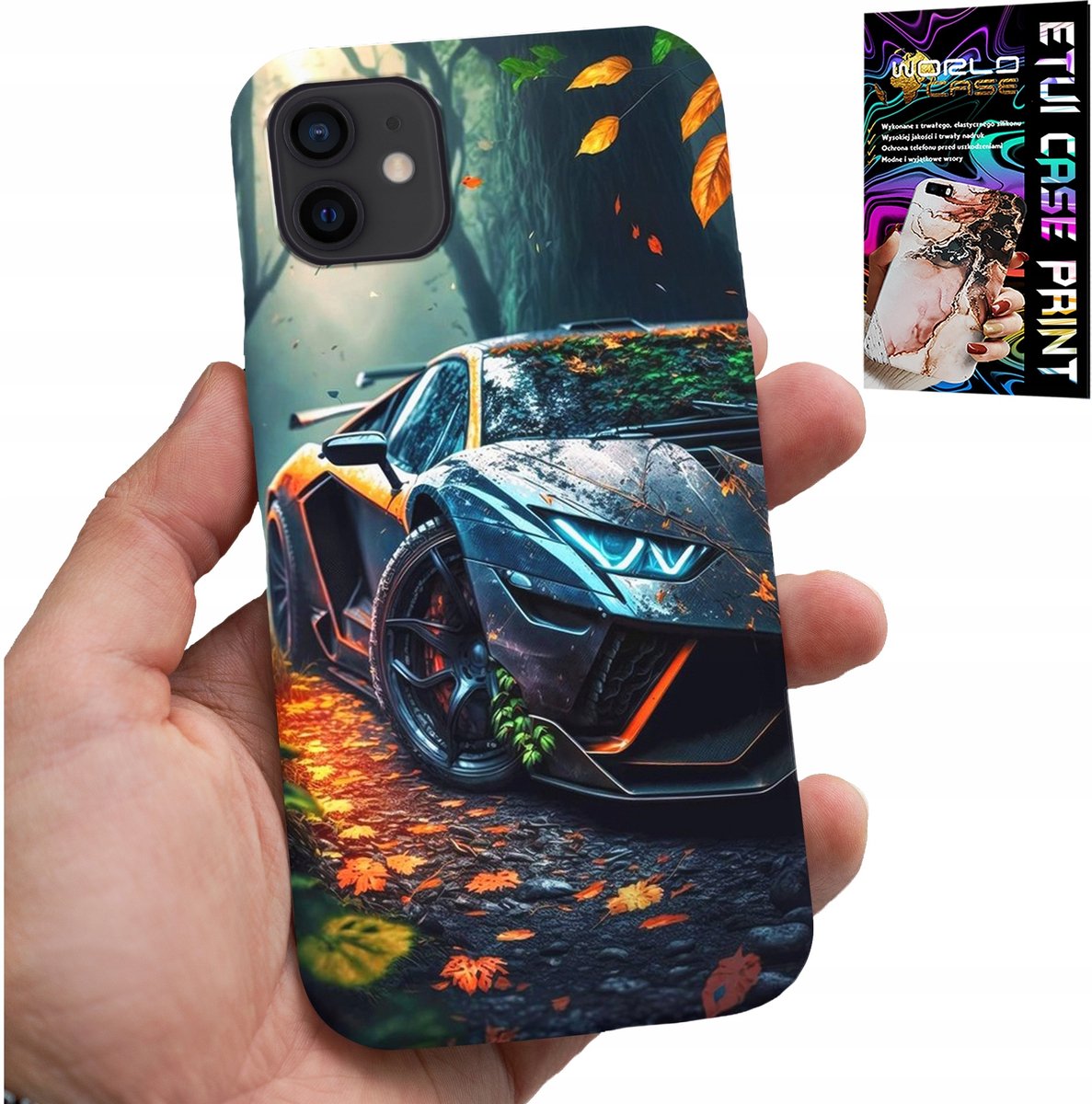 iPhone 11 hoesje - Luxe auto's, supercars patronen
