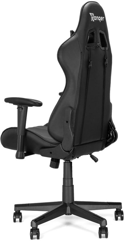 Ranqer Felix – Chaise gaming avec dossier et accoudoirs réglables – Siège gamer Noir