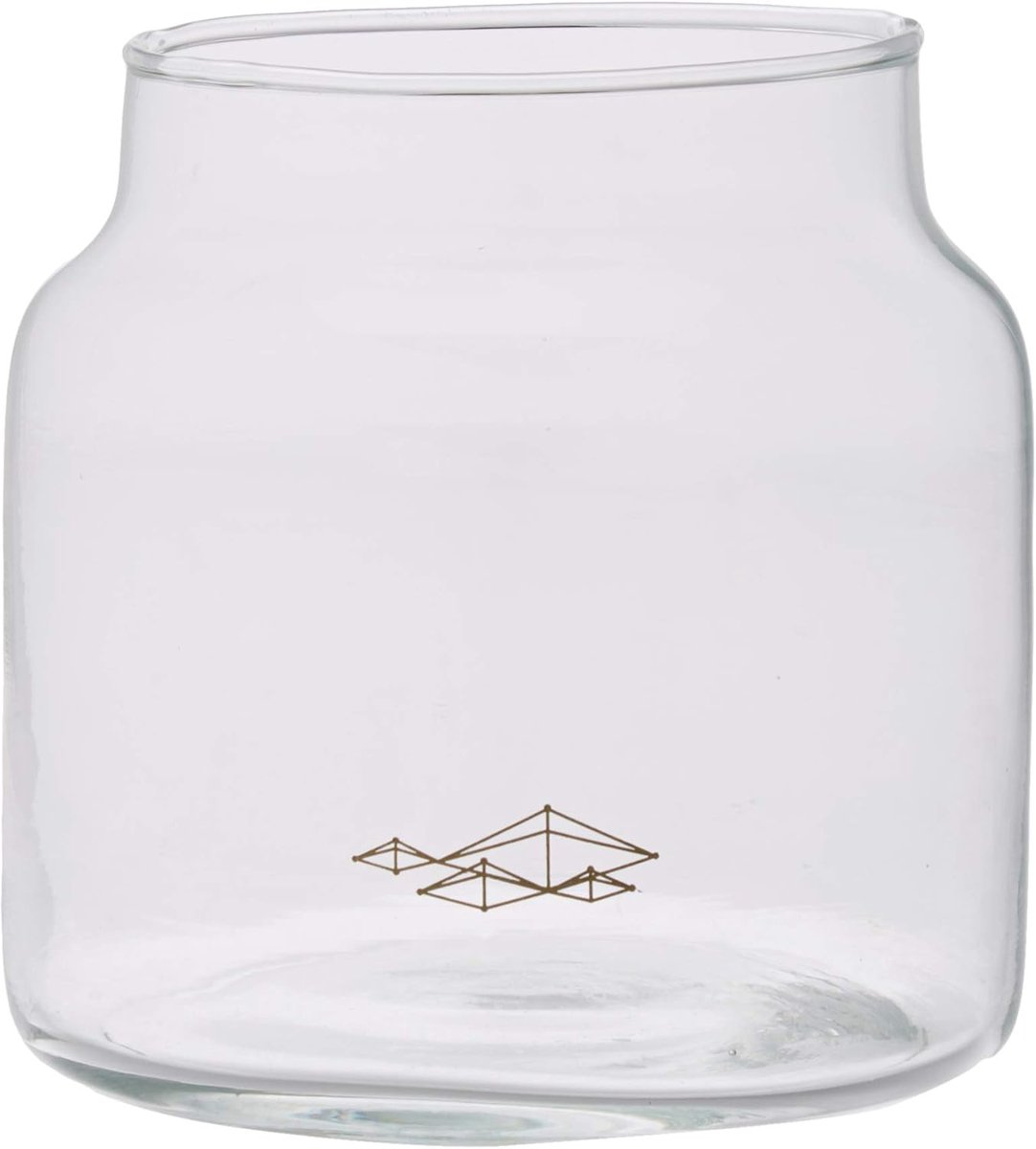 Waterglas Goud - Drinkglas - Dagelijks Gebruik - Handgemaakt Ontwerp - 10x11 cm - Goudkleurig