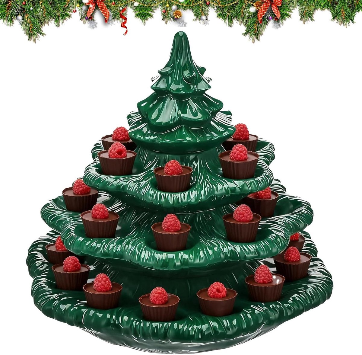 Serveerschaal Eieren - Eierhouder Plateau - Feestelijk Presenteren - 24 Houders Vorm - 30x26cm