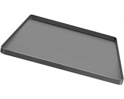 Afvoerbakmat - Lekbak Onderlegger - Apparaat Bescherming - Antislip Siliconen - 60x50cm - Zwart